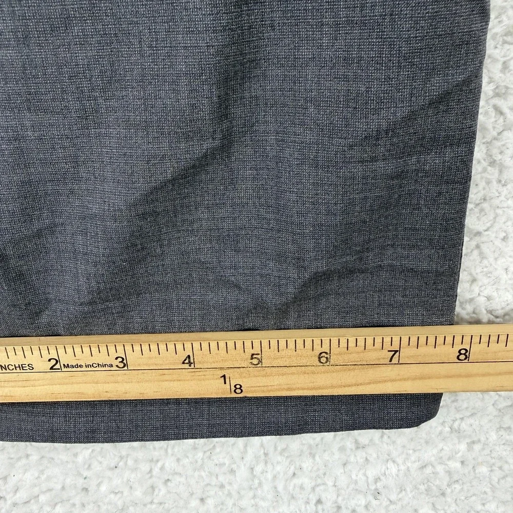 Banana Republic Dress Pants Mens 33x30 Gray Regular Fit Wool Stretch Office Wear